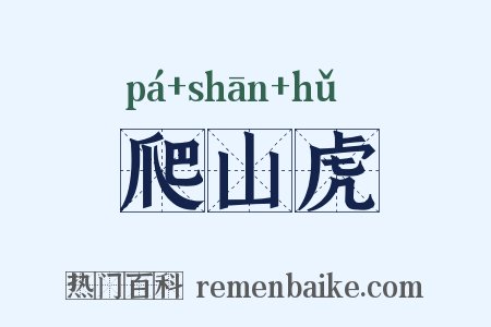爬山虎是什么意思的图片